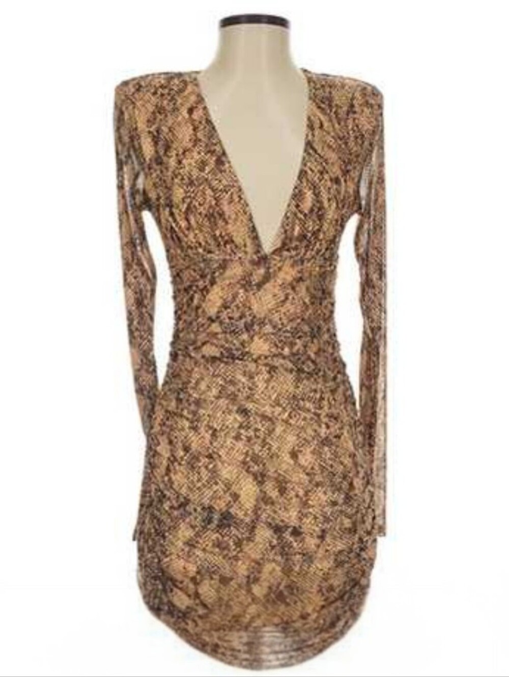 NWT Michael Costello x REVOLVE Antonella Snake Dress As Seen On Landman
